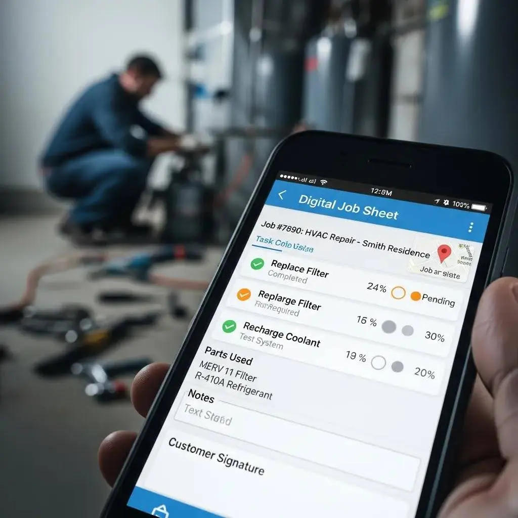 Key Features for Mobile Job Management and Real-Time Updates